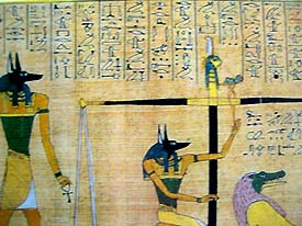 Wandmalerei in Ägypten