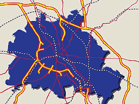 Strassennetz Berlin