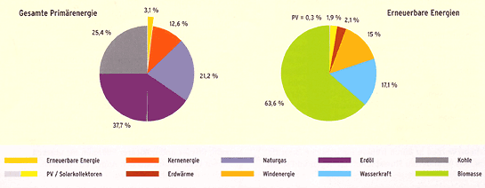 Anteil einzelner Energieträger am Weltenergieverbrauch